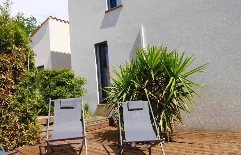 Villa Contemporaine, Jardin Mediterraneen Et Piscine Privee Saint-Jean-Pla-de-Corts Bagian luar foto